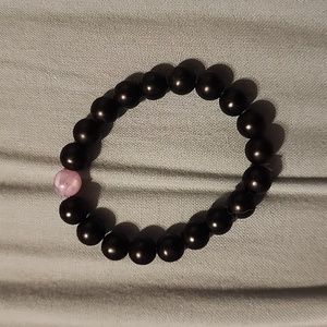 Black/purple bracelet